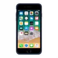 Силиконовый чехол Apple Silicone Case Cobalt Blue для iPhone 7 Plus /8 Plus с закрытым низом